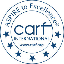CARF ASPIRE sponsorship logo